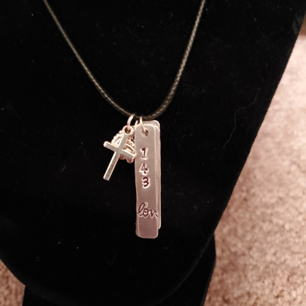 Hand stamped metal jewelry